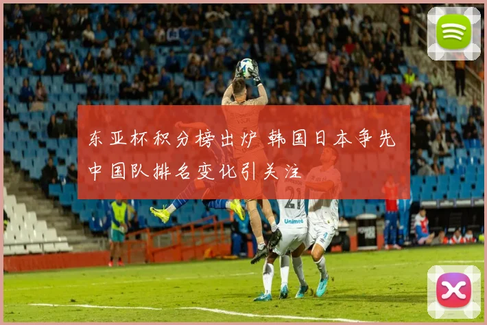 东亚杯积分榜出炉 韩国日本争先 中国队排名变化引关注